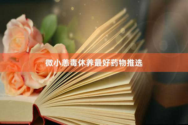 微小恙毒休养最好药物推选